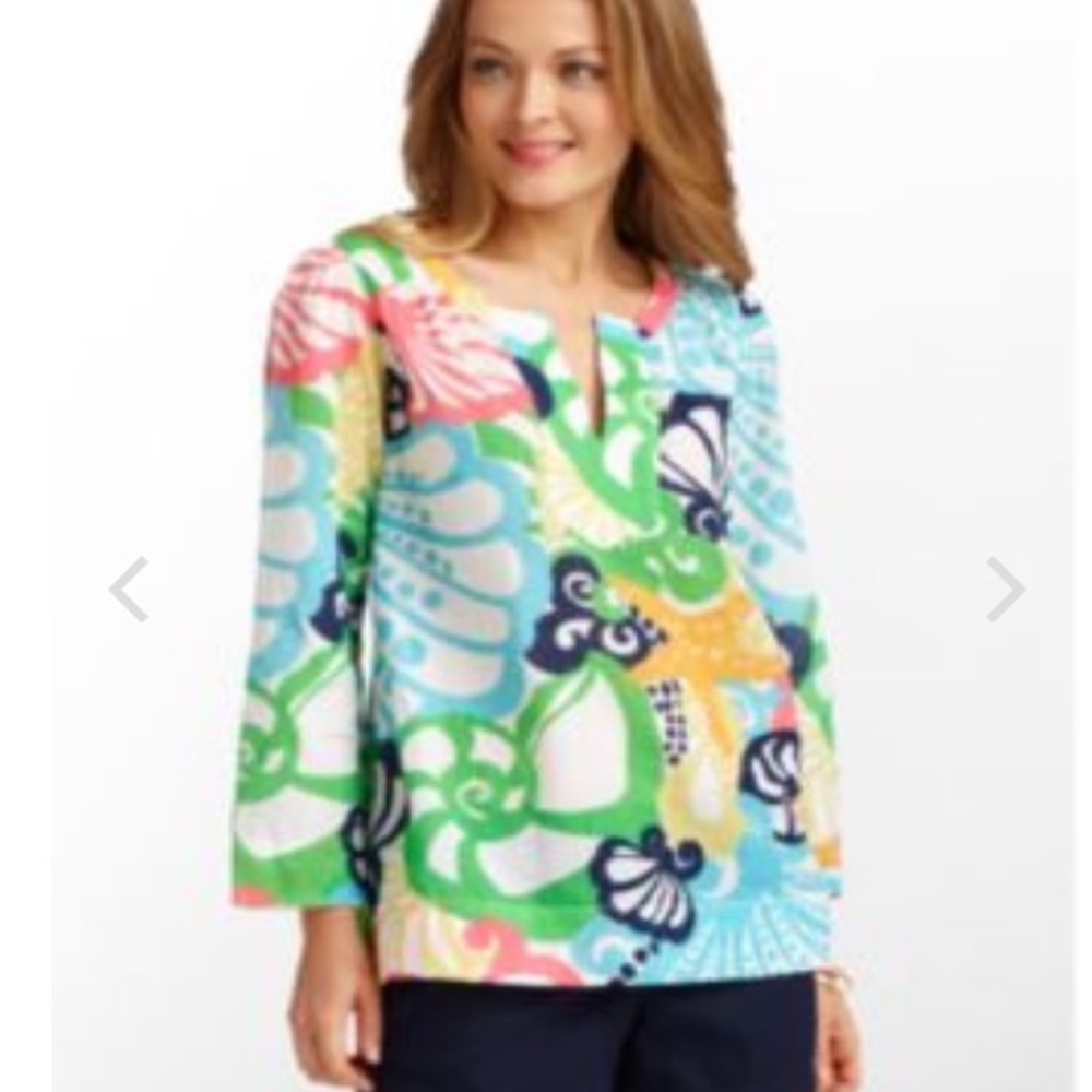 Lilly Pulitzer Multicolor Printed Top